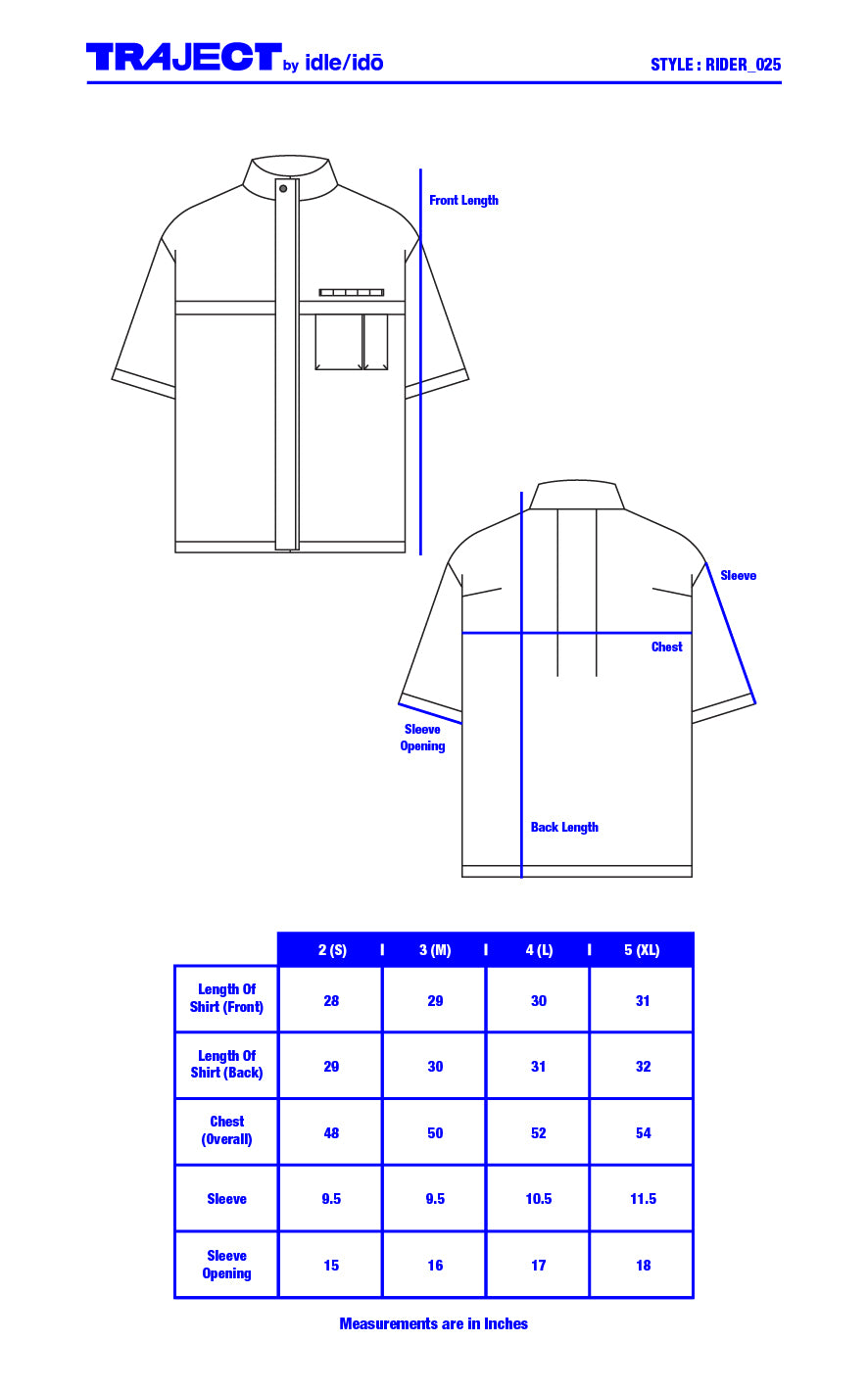 1. "RIDER" Short Sleeve Shirt